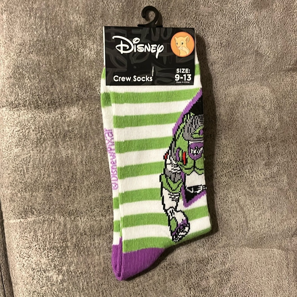 New in Package 3/$10.00 Toy Story Woody Crew Socks